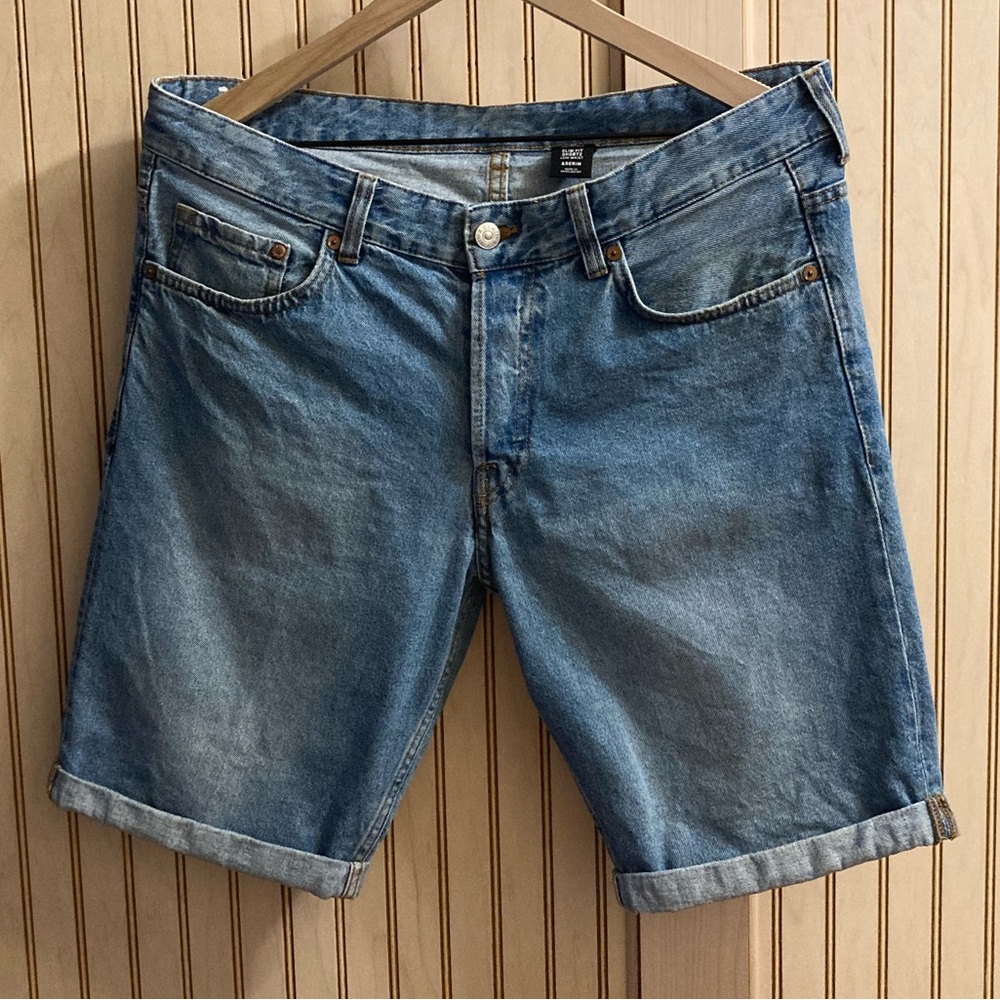 H &M Men's Blue Denim Shorts
